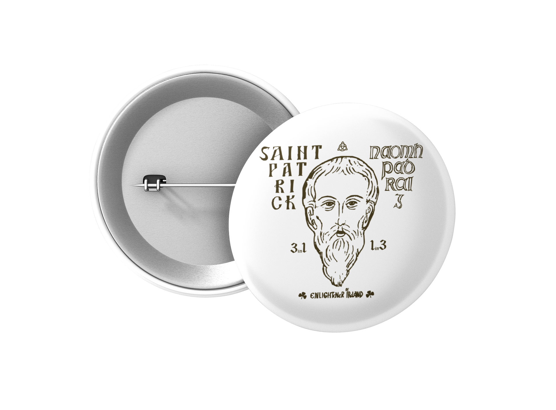 St Patrick Button