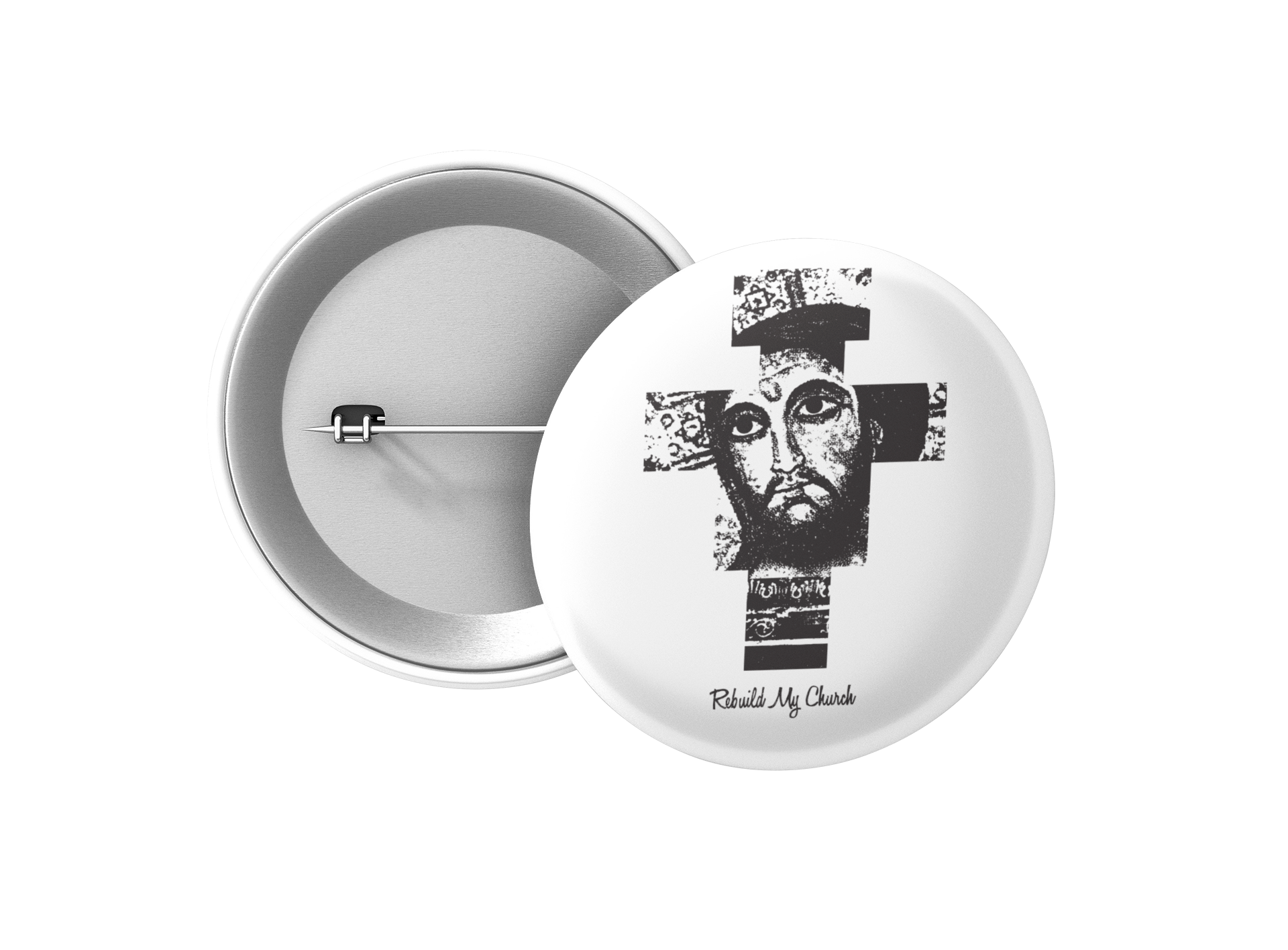 Rebuild My Church Button