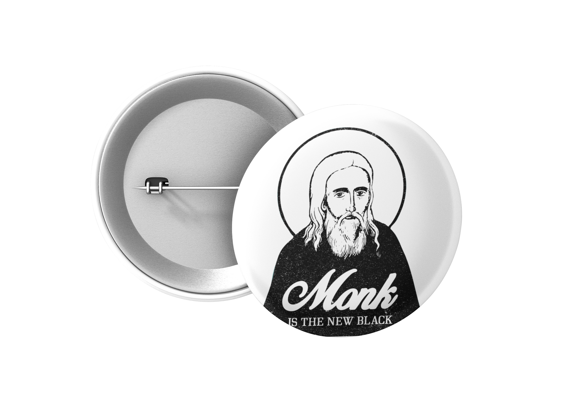 Monk Is The New Black Button