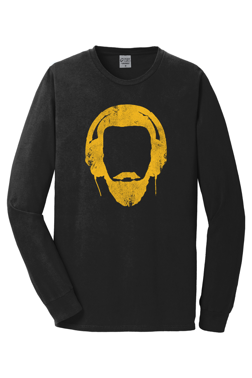 Monk Rockin' Headphones - Unisex Long Sleeve Tee